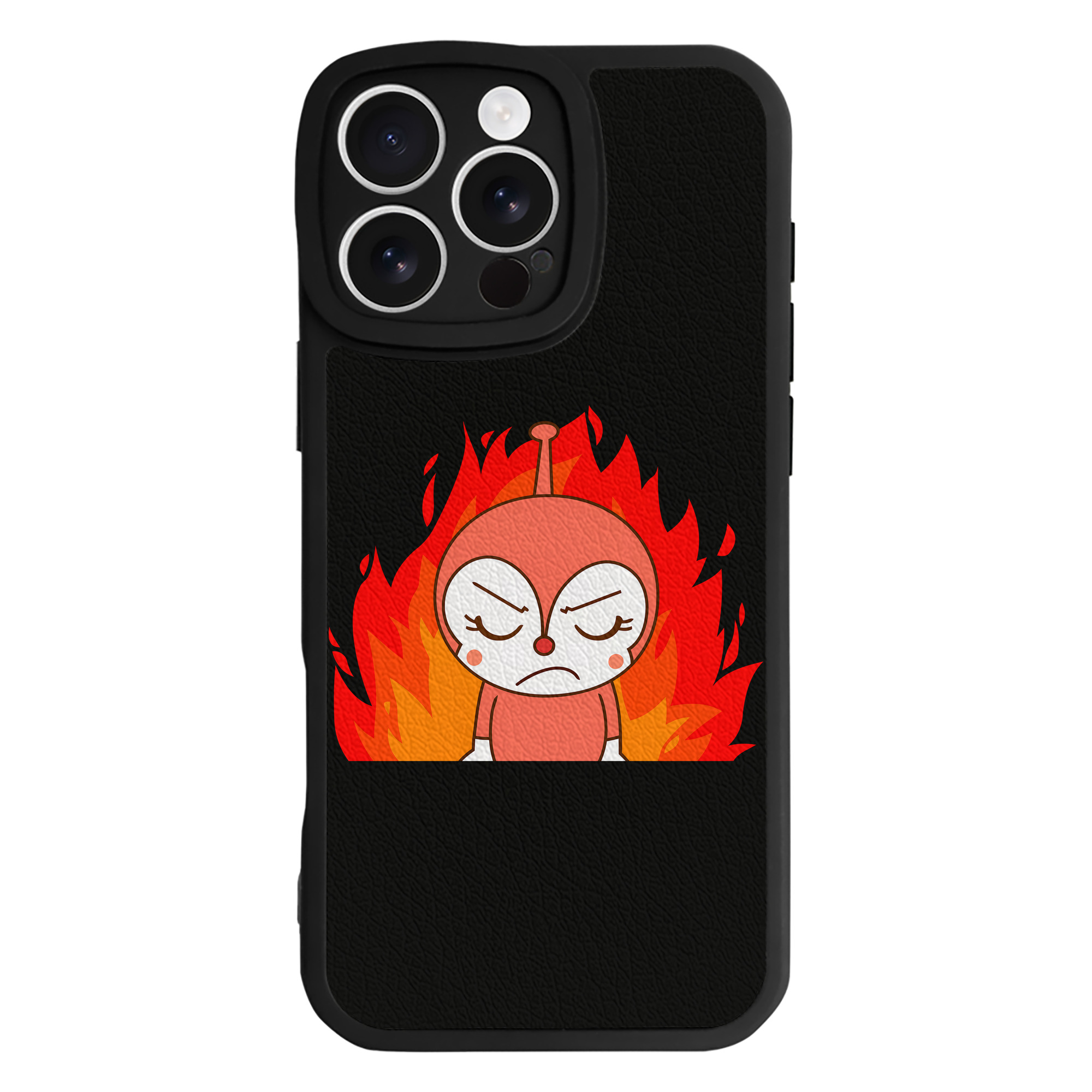 （画像用） アンパンマン Anpanman 【iPhone 16シリーズ対応】シリコンスマホケース（レザー調） 材質：シリコン